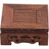 Pssopp Espositori Quadrati in Legno per Bonsai, Base per Teiera, Decorazione per Vaso, Ufficio e Casa (3,1 * 3,1 * 1,5 Pollici)