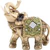 Hztyyier Statuetta elefante Lucky Feng Shui, decorazione Feng Shui per prosperità e benessere, scultura cinese per arredamento interno casa ufficio