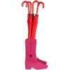 Balvi Porta ombrelli Country Boots Colore Rosa Facile circolazione dell'Aria e con vaschetta per la r