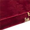 NIANTONG Tessuto in Velluto Goffrato Tappezzeria Tessuto al Metro 140cm Larghezza Stile Vintage per L'Home Decor, Artigianato da Cucito, Divano Copertura, Tenda(Color:Rosso)