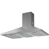 CATA OMEGA 900 Cappa Cucina Tipo Decorativa Motore 270W Classe Energetica C 3 Livelli di Aspirazione Pannello di Controllo Meccanico Finitura in Acciaio Inox