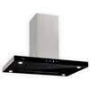 Klarstein Valeria Cappa Isola - 230W, max 642 m³/h, 3 livelli di potenza, illuminazione LED, pannello touch, vetro, acciaio inox, efficiente, PureAmbience Concept, argento