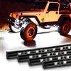 Miisiya 12V Striscia luminosa, LED 12V Impermeabile Bianco per Auto, Striscia Luminosa Sottoscocca Barca Luci a Strisce LED, Flessibile dell'Automobile Impermeabile Bar Griglia Sottoscocc 4PCS