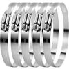 DAVIDJAMESCLARKE 8Pz fascette stringitubo acciaio inox 91-114 mm,fascette regolabili per tubo scarico,ventilazioni per asciugatrici,tubi
