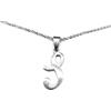 Zuffetti Collana con Iniziale - Collana Donna Acciaio Inossidabile - Lettera S