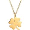EUEAVAN Collana da donna con ciondolo a forma di delfino, in acciaio inossidabile, con ciondolo a tema a forma di delfino, catena a croce e perline