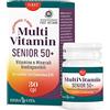 ERBA VITA Multivitamin Senior 50+ integratore alimentare a base di vitamine e minerali e arricchito con Coenzima Q10, con tecnologia Fast/Retard
