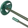 Windhager 07465 - Supporto a Rete per aiuole, per Proteggere Gli arbusti di Frutta, Ø 12 cm, 5 Pezzi, Colore: Verde