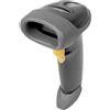 DIGITUS Scanner di codici a barre 2D - Scanner portatile bidirezionale - 200 scansioni/s - Distanza di scansione di 10 cm - Cavo USB-RJ45 da 2 m - IP54 - Codici a barre e codici QR - Nero/Grigio
