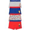 United Labels Sam - Boxer per ragazzi e bambini, confezione da 4, multicolore, 110-116