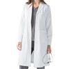 LEKEFETO Camice da laboratorio bianco Cappotto medico: camice da laboratorio, cotone da uomo, camice bianco con bottoni, 3 tasche, igiene a maniche lunghe, cappotto chimico, abbigliamento protettivo,