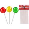 Graziano, Stecche di Carta per Lecca Lecca e Pop Cakes 50pz 11.5x0.3cm - Resistenti Alte Temperature