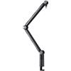 CHERRY XTRFY Ngale Boom Arm Asta portamicrofono, Struttura in alluminio di alta qualità, Minimo ingombro, Comoda gestione dei cavi, Soluzione costruttiva flessibile, colore nero