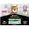 PURINA Pro Plan | Senior | Sterilised 7+ | Alimentazione completa in salsa per gatti senior sterilizzata (> 7 anni) | per una vita più lunga sana | Tacchino | Bustina | 10x85g