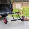 Carrello Per Kayak Con Ruote, Carrello Imbottito Per Canoe E Kayak, Ideale Per