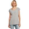 Build Your Brand Bb013-ladies Wide Neck Tee, T-Shirt Donna, Cherry, 4XL