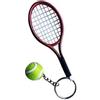 Générique Grande portachiavi, gioielli per borsa racchetta rossa e palla da tennis.