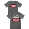 Sabor Maglia Stranger Things Ufficiale - Hellfire Club Tshirt - Stranger Things Gadget - T Shirt Uomo Donna Unisex - Abbigliamento Adulto Ragazzo (IT, Testo, M, Regular, Regular, Grigio)