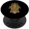 Ancient Aztec Mythology Mexican Tribal A Elote azteco teschio arte messicana mesoamericana tribale mais PopSockets PopGrip Adesivo