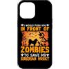 Push Front Zombies Save Siberian Husky G Custodia per iPhone 12 Pro Max Ti spingerei davanti agli zombi per salvare il mio Hus siberiano