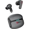 OBA-ProX3 Auricolari Bluetooth 5.3 Cuffie Wireless In Ear Stereo ENC Cancellazione Rumore, 30 Ore Sport, IPX4 Impermeabile Modalità Gioco-Musica Touch Control, USB-C, Nero