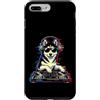 Glitch Canine Beats Custodia per iPhone 7 Plus/8 Plus Mixer musicale Husky DJ Glitch Art