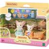 Sylvanian Families 5698, Set Picnic al Sole, Sorella e Bebè Volpe Fennec