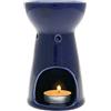 Absolute Aromas Bruciatore Oli Essenziali in Ceramica Blu da utilizzare con candela tealight