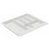 GTV - Cassetto Axispace I portaposate per cassetti, portaposate, cassetto da cucina, in plastica, portaposate, bianco, 540 x 472 mm