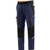Sparco Pantaloni da Lavoro Oregon da Uomo. Pantaloni in tessuto tecnico nylon stretch 240 g/m². Multitasche con rinforzi sulle ginocchia, robustezza superiore. Modello Tech Light M