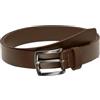 ONLY & SONS ONSBOON SLIM LEATHER BELT NOOS, cintura Uomini, COGNAC, 95