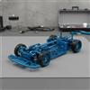 Telaio in Metallo per Auto RC 1/28 Alta Precisione per Pista, Hobbisti