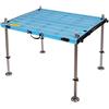 Generic Piattaforma da pesca pieghevole - Dock station portatile in lega di alluminio con altezza regolabile per la pesca in riva al lago e al