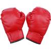 jojofuny Guantoni da Boxe per Rossi in Pu e Spugna Comodi e Regolabili per Allenamento Sacco e Kickboxing