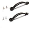 POFET 2PCS nero kayak canoa barca montaggio laterale maniglia per trasporto /paddle Park kayak maniglie e hardware
