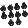 CAQYPVH 10 Pezzi Etichetta Numero Testa Mazza da Golf Copri Club Tag Universale Rotazione Facile Resistente in Pp Adatto per Allenamento Golf Campo Sportivo C, Style B