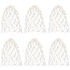 iplusmile Borse Rete per Buche da Biliardo in Cotone Bianco 6 Pezzi