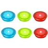 Ngbbby Luci per Raggi per Bici Luci per Ruote Lampade per Pneumatici a LED per Biciclette Colorate Impermeabili 6 Pezzi per Adulti e Bambini