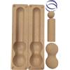 CAQYPVH Balance Board Tavola Equilibrio Rullo Massaggio Palla Rafforzatore Piedi Esercizi Ginnastica Rafforzamento Caviglia