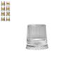 Generico Bicchiere da Whisky Rotante a 360° in Cristallo - Tumbler Basculante con Base Girevole per Bar e Casa, Bicchiere Antistress per Degustazione Bourbon e Scotch (Modello C)
