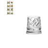 Generico Bicchiere da Whisky Rotante a 360° in Cristallo - Tumbler Basculante con Base Girevole per Bar e Casa, Bicchiere Antistress per Degustazione Bourbon e Scotch (Modello A)