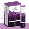 Kajal Bastoncini di incenso alla lavanda inglese Himalaya 12 x 15 g - Agarbatti per meditazione, yoga, preghiera, rilassamento e profumazione per ambienti | Ayurvedico con adesivo Kajal