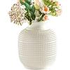 PURBLE Vaso effetto ceramica | Modern Centrotavola Floreale Vaso Infrangibile - Vaso Boho per Disposizione dei Fiori, Decorazione Desktop Purble