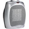 Amazon Basics Termoventilatore in ceramica da 1800 Watt con termostato regolabile - Argento
