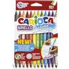 CARIOCA Pennarello Carioca Birello 12 colori 2 punte