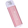 Transcend SSD portatile ESD300P da 2 TB USB Type-C 10 Gbps, compatibile con PS4/PS5, colore rosa - TS2TESD300P