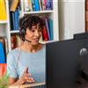 HP Poly Cuffie monoaurali Poly Blackwire 5210 con connettore USB-C + spina da 3,5 mm + adattatore USB-C/A