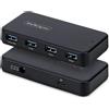 StarTech Hub USB-A a 4 porte StarTech.com, 5 Gbps, alimentazione autonoma, cavo host 2-in-1 USB-C e USB-A, 1 porta di ricarica BC 1.2, alimentatore da 24 W incluso, MacBook e Windows, USB 3.2 Gen 1 (3.1 Gen 1) Type-C, USB 3.2 Gen 1 (3.1 Gen 1) Type-A, …
