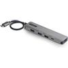 StarTech Hub USB-C 5-in-1 StarTech.com con HDMI 4K a 60 Hz, adattatore multiporta da USB-C a HDMI con Power Delivery da 140 W, hub da 10 Gbps, mini dock per MacBook/Dell/Thinkpad/HP, con cavo, USB 3.2 Gen 2 (3.1 Gen 2) Type-C, 140 W, grigio, 10 Gbit/s, …