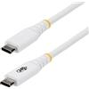 StarTech.com S2CEPR1MW-USB-CABLE, 1 m, USB-C, USB-C, USB 2.0, 0,48 Gbit/s, bianco